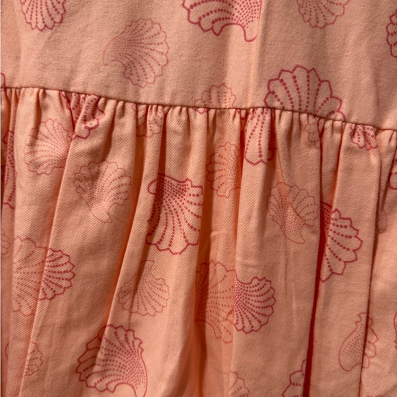 NWT vintage Flannel Nightwear set, with pants in Soft peach, bust size 36 - Picture 8 of 9